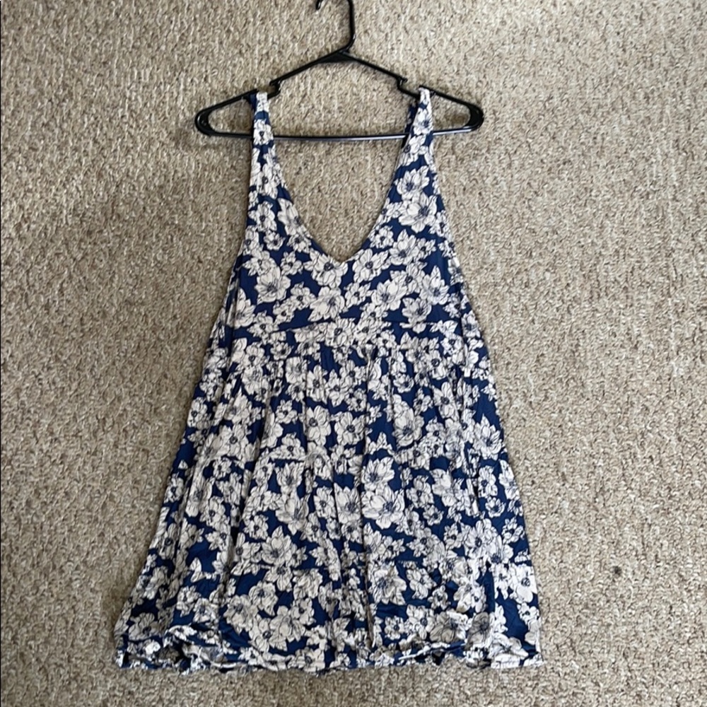 Blue magnolia Havana dress